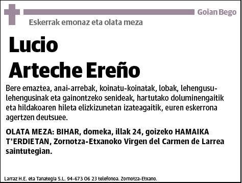 ARTECHE EREÑO,LUCIO