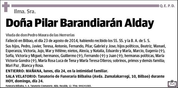 BARANDIARAN ALDAY,PILAR