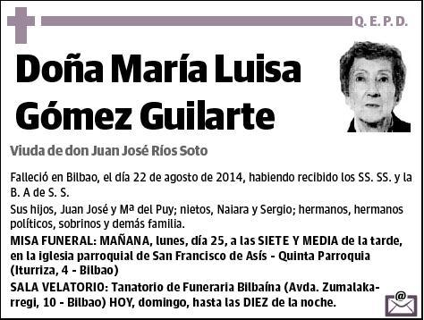 GOMEZ GUILARTE,MARIA LUISA