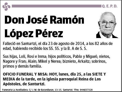 LOPEZ PEREZ,JOSE RAMON