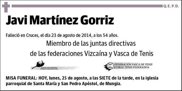 MARTINEZ GORRIZ,JAVI