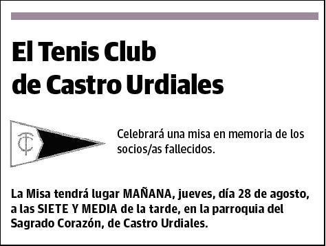 DE CASTRO URDIALES,EL TENIS CLUB