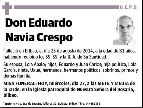 NAVIA CRESPO,EDUARDO