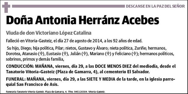 HERRANZ ACEBES,ANTONIA