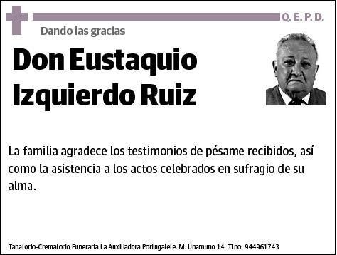 IZQUIERDO RUIZ,EUSTAQUIO