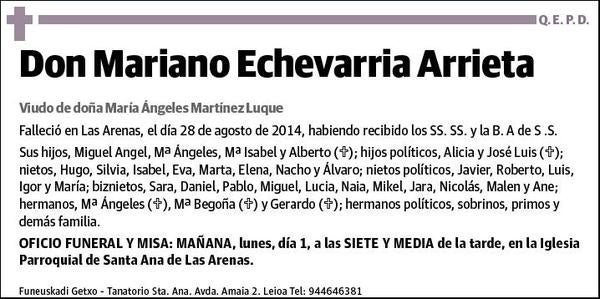 ECHEVARRIA ARRIETA,MARIANO