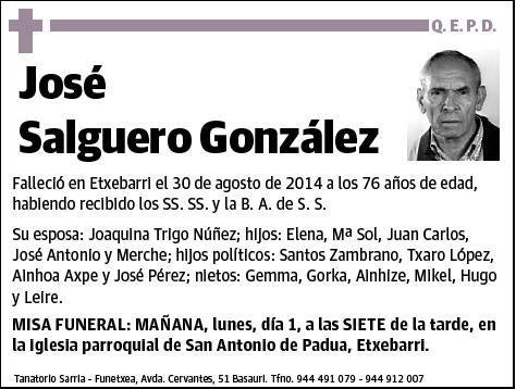 SALGUERO GONZALEZ,JOSE