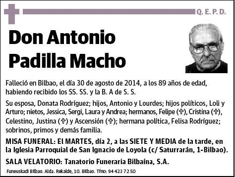 PADILLA MACHO,ANTONIO