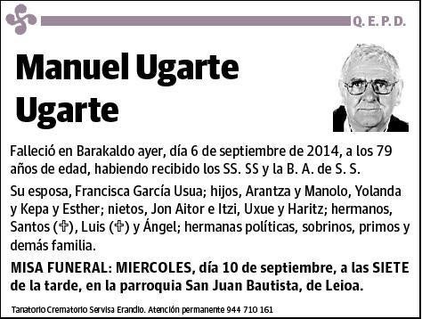 UGARTE UGARTE,MANUEL