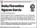 OGAZON GARCIA,FLORENTINA