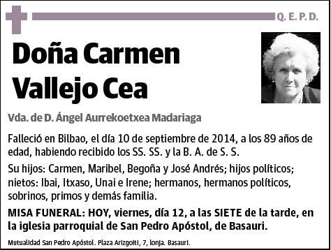 VALLEJO CEA,CARMEN