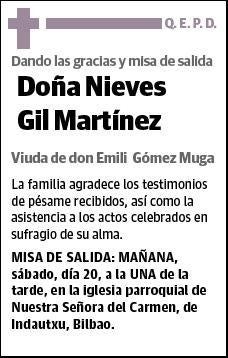 GIL MARTINEZ,NIEVES