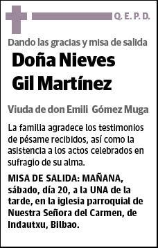 GIL MARTINEZ,NIEVES