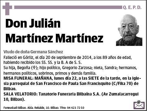 MARTINEZ MARTINEZ,JULIAN