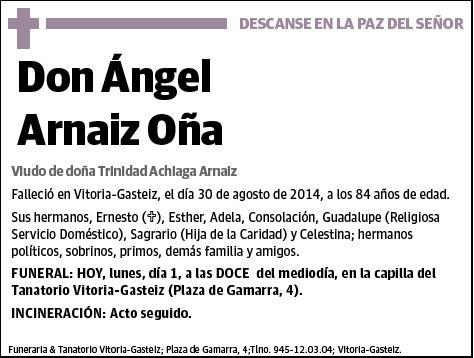 ARNAIZ OÑA,ANGEL