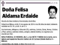 ALDAMA ERDAIDE,FELISA