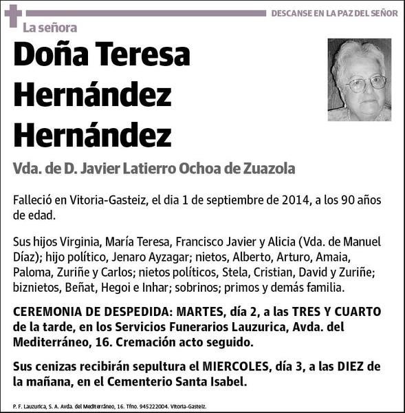 HERNANDEZ HERNANDEZ,TERESA