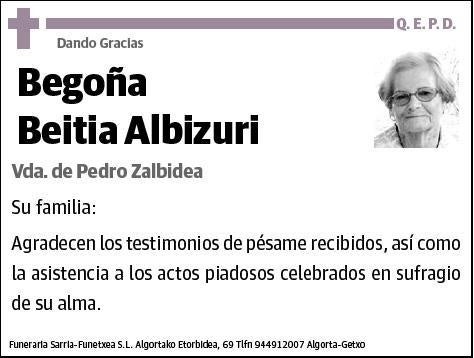 BEITIA ALBIZURI,BEGOÑA