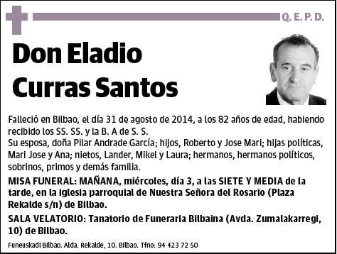 CURRAS SANTOS,ELADIO