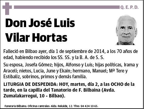 VILAR HORTAS,JOSE LUIS