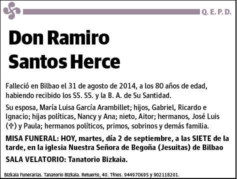 SANTOS HERCE,RAMIRO