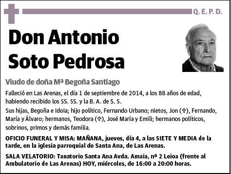 SOTO PEDROSA,ANTONIO