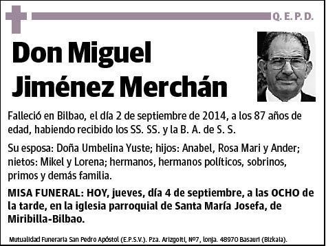 JIMENEZ MERCHAN,MIGUEL