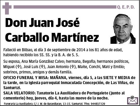 CARBALLO MARTINEZ,JUAN JOSE