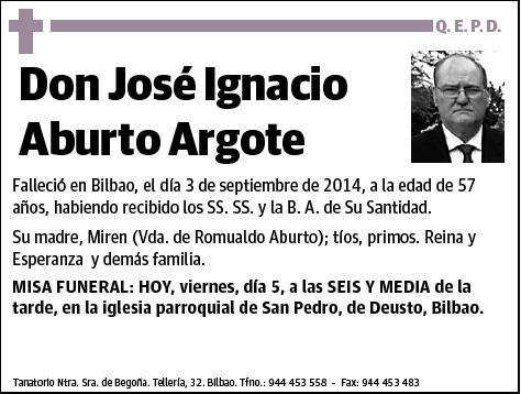 ABURTO ARGOTE,JOSE IGNACIO