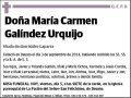 GALINDEZ URQUIJO,MARIA CARMEN