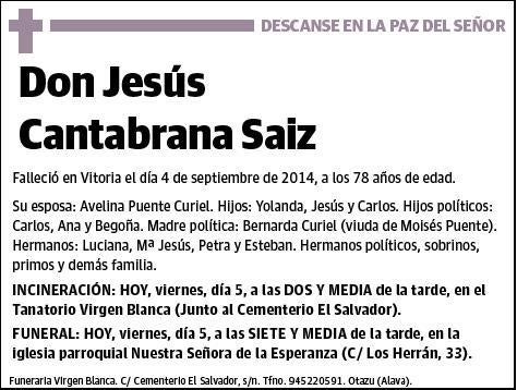 CANTABRANA SAIZ,JESUS