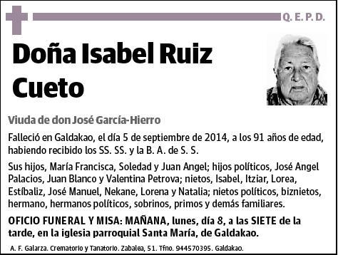 RUIZ CUETO,ISABEL