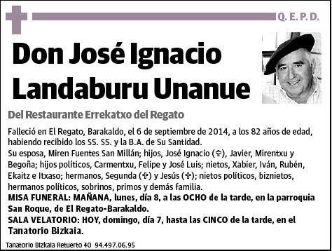 LANDABURU UNANUE,JOSE IGNACIO