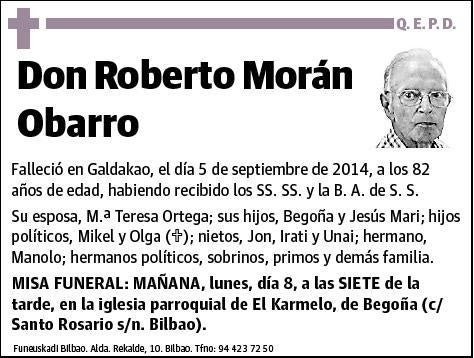 MORAN OBARRO,ROBERTO