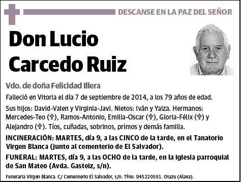 CARCEDO RUIZ,LUCIO