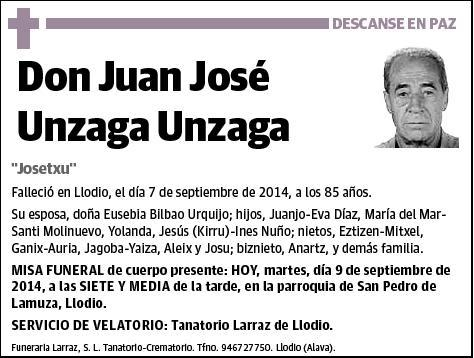 UNZAGA UNZAGA,JUAN JOSE