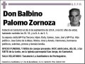PALOMO ZORNOZA,BALBINO