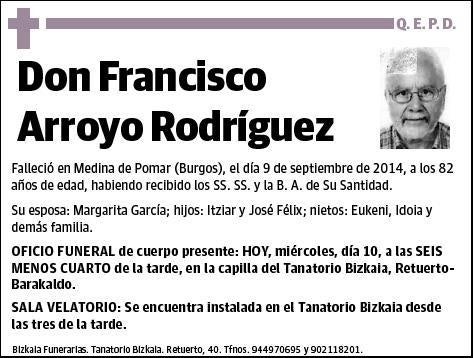 ARROYO RODRIGUEZ,FRANCISCO