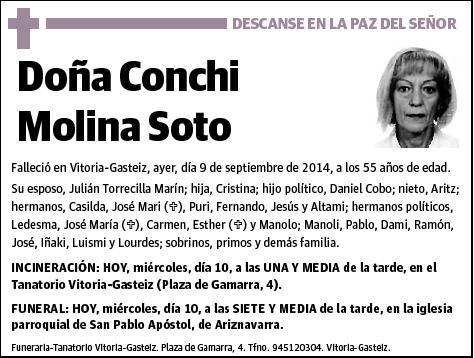 MOLINA SOTO,CONCHI