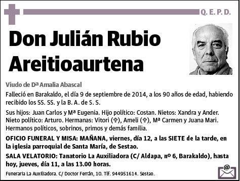 RUBIO AREITIOAURTENA,JULIAN