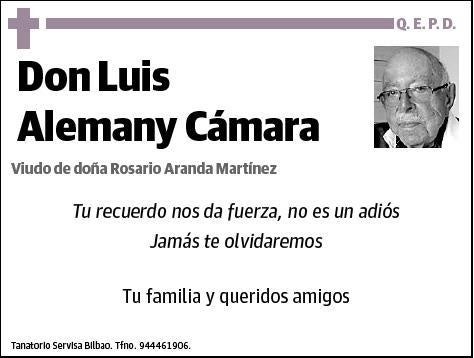 ALEMANY CAMARA,LUIS