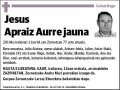 APRAIZ AURRE,JESUS