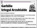 IZTEGUI ARZUBIALDE,GARBIÑE