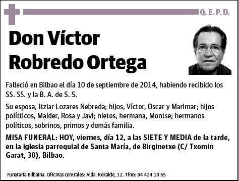 ROBREDO ORTEGA,VICTOR