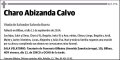 ABIZANDA CALVO,CHARO