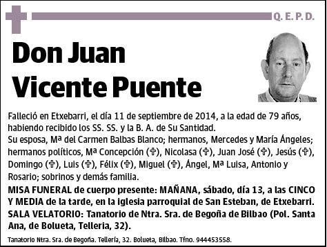 VICENTE PUENTE,JUAN