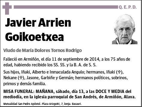 ARRIEN GOIKOETXEA,JAVIER