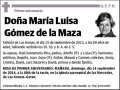 GOMEZ DE LA MAZA,MARIA LUISA