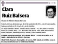 RUIZ BALSERA,CLARA