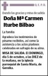 ITURBE BILBAO,Mª CARMEN
